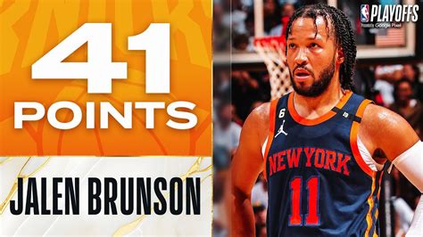 Jalen Brunson’s 41 points not enough as Knicks season ends in Game 6 loss to Heat